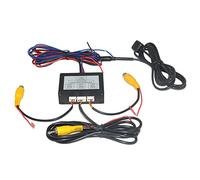 Baceyong ABS Car Camera Video Control Box with Front and Back Vedio Input, Universal Vehicle Two-Way Video Control Switch Box Reversing Camera Control Kit for Car Wagon RV Bus