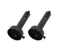 Baceyong Motorcycle Muffler, DB Killer, Exhaust Pipe Deflector, Exhaust Muffler, 60mm Universal Stainless Steel Black