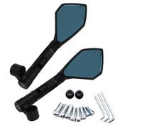 Baceyong Motorcycle Rear View Mirror Side Mirror 8mm 10mm 2pcs Black
