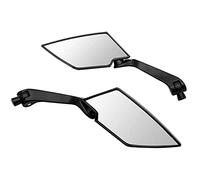 Baceyong Motorcycle Side Mirrors with M8 M10 Bolts Universal Motorbike Bar End Flat Mirrors for Motorcycle Motorbike Scooter Moped