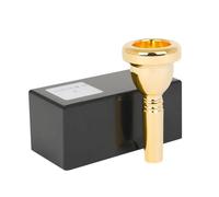 Bach 12.7mm Tenor Trombone Brass Golden Silver Mouthpiece Large 5G Horn Mouth Brass Musical Instrument Accessories(Golden)