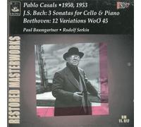 Bach - 3 Cello Sonatas / 12 Variations in G Major