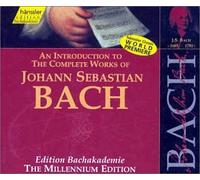 Bach: An Introduction To The Complete Works (Edition Bachakademie) - Sampler CD And Book