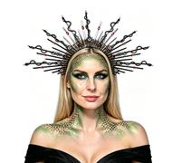 BACH AND BOOZY Medusa Headpiece Medusa Crown Golden Snake Headband