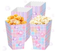 BACH AND BOUJEE 12 PCS Disco Ball Party Favors Bags Pastel Popcorn Boxes Treats Goodies Candy Boxes Sprinkle Party Supplies for Wedding Bachelorette Bridal Shower Birthday New Year Eve