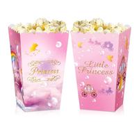 BACH AND BOUJEE 12 PCS Little Princess Candy Favor Bags Princess Castle Favor Treat Goodies Bags for Princess Party Decorations Baby Shower Supplies
