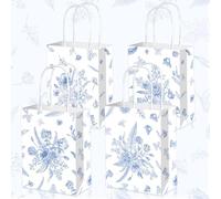 BACH AND BOUJEE Blue Bridal Shower Party Favor Bags Boxes Something Blue Before I Do Party Supplies for Bridal Shower Bachelorette Engagement Wedding Party