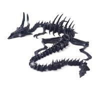 BACH AND BOUJEE Skeleton Dragon figure Shadow Ghost Fantasy Dragons Decor Figurine Halloween Figurine Party Supplies Table Decor Birthday Present for Gamer