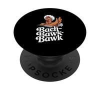 Bach Bawk Bawk Funny Chicken Music Humor PopSockets Adhesive PopGrip