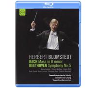 Bach/Beethoven: Mass In B Minor/Symphony No. 5 (Blomstedt) [Blu-ray] [2012]