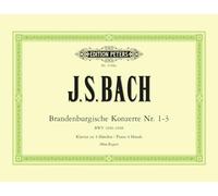 Bach: Brandenburg Concerti Nos.1-3 (Piano Duet) (EP3108A)