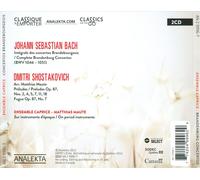 BACH: BRANDENBURG CONCERTOS; SHOSTAKOVICH: PRELUDES OP. 87 NEW CD
