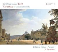 Bach, C.P.E. - Carl Philipp Emanuel Bach - Concertos for various instruments