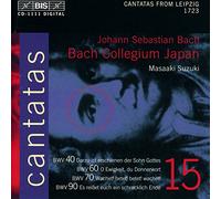 Bach: Cantatas, Vol 15 (BWV 40, 60, 70, 90) /Bach Collegium Japan · Suzuki