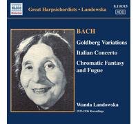 Bach - Chromatic Fantasy Fugue Goldberg Variations - Wanda Landowska