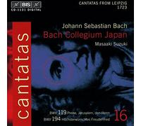 Bach Collegium Japan - Bach: Cantatas, Vol 16 (BWV 194, 119) /Bach Collegium Japan · Suzuki