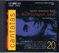 Bach Collegium Japan - Bach: Cantatas, Vol 20 (184, 173, 59, 44) /Bach Collegium Japan · Suzuki
