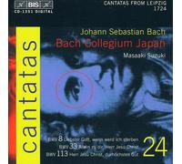 Bach Collegium Japan - Bach: Cantatas, Vol 24 (BWV 8, 33, 113) /Bach Collegium Japan · Suzuki