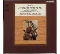 BACH COMPLETE LUTE MUSIC VINYL LP JOHN WILLIAMS 1975