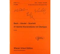 Bach, Handel, Scarlatti - Easy Piano Pieces with Practising Tips - Edition with German and English Commentary - Wiener Urtext Edition - piano - ( UT 52001 )