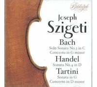 Bach/Handel/Tartini - Sonatas (Szigeti)