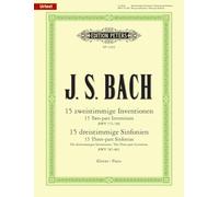 Bach - Inventions and Sinfonias BWV 772-801 for Piano - Sheet (Edition Peters)