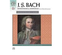 Bach -- Inventions & Sinfonias (2 & 3 Part Inventions) (Book & CD): Comb Bound Book & CD (Alfred Masterwork CD Edition)