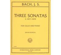 Bach, J.S. - 3 Sonatas BWV 1027 1029 for Cello and Piano - Arranged by Klengel - International