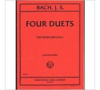 Bach, J.S. - 4 Duets BWV 802 805 for Violin and Cello - Arranged by Stutschewsky - International