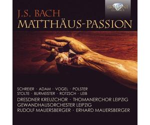 Bach,J.S. / Dresdner Kreutzchor / Thomanerchor - St. Matthew Passion [New CD]