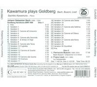 BACH, J. S. - GOLDBERG VARIATIONS/SACHI NEW REGION 2 DVD