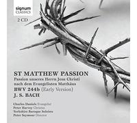Bach,J.S. / Daniels / Harvey / Seymour - St. Mattew Passion [New CD]