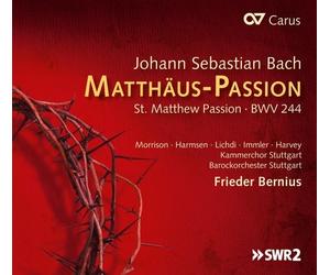 Bach,J.S. / Morrison - Bach: St. Matthew Passion BWV 244 [New CD]