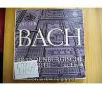 Bach, Johann Sebastian - Brandenburgische Konzerte Nr.1 bis 6 [2 Vinyl-LPs] [Box]. Das südwestdeutsche Kammerorchester, Leitung Friedrich Tilegant.