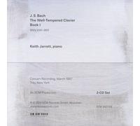 BACH WELL-TEMPERED CLAVIER I - JARRETT KEITH [CD]