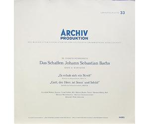 Bach, Johann Sebastian - Gunthild Weber, Lore Fischer, Helmut Krebs, Herman Schey*, Berliner Motettenchor, Berliner Philharmoniker, Fritz Lehmann - "Es Erhub Sich Ein Streit" - Cantata for Michaelmas Day, BWV 19 / "Gott, ...
