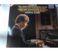 BACH Johann Sebastian - Two-part inventions. BWV 772a-786: Three-part inventions. BWV 787-801--VINYL-DEC 4119741-DECCA - Inghilterra-BACH Johann Sebastian-SCHIFF Andras (pianoforte)