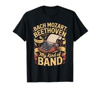 Bach Mozart Beethoven My Kind of Band Composer Music Value Graphic T-Shirt
