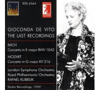Bach/Mozart - Gioconda De Vito Ed. Vol.6 - T