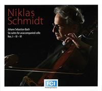 BACH / NIKALS SCHMID - SUITES FOR CELLO 1 3 6 - CD - K3z