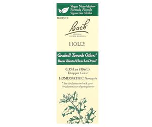 Bach, Original Flower Remedies, Holly, 0.35 fl oz (10 ml)