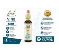 Bach Original Flower Remedies Vine Vitis Vinifera No.32 Flower Remedy 20ml Seale