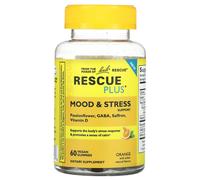 Bach, Rescue Plus, Mood & Stress Support, Orange, 60 Vegan Gummies