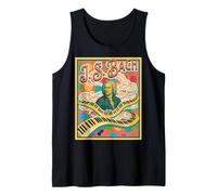 Bach Retro Pop Classical Music Lover Design Tank Top