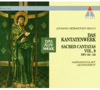 Bach: Sacred Cantatas, Vol 9 (BWV 163-182) / Harnoncourt by Gustav Leonhardt (1994-09-16)