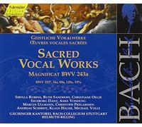 Bach: Sacred Vocal Works - Magnificat in E flat BWV 243a, etc ition Bachakademie Vol 140) /Rilling