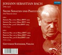 BACH: SECHS SONATEN UND PARTITEN NEW CD