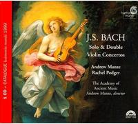BACH: SOLO & DOUBLE VIOLIN CONCERTOS NEW CD
