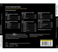 BACH:SONS & PARTITAS FOR SOLO VIOLIN NEW CD