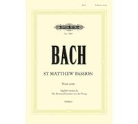 Bach: St. Matthew Passion BWV 244 (Vocal Score English Version) (EP7999)